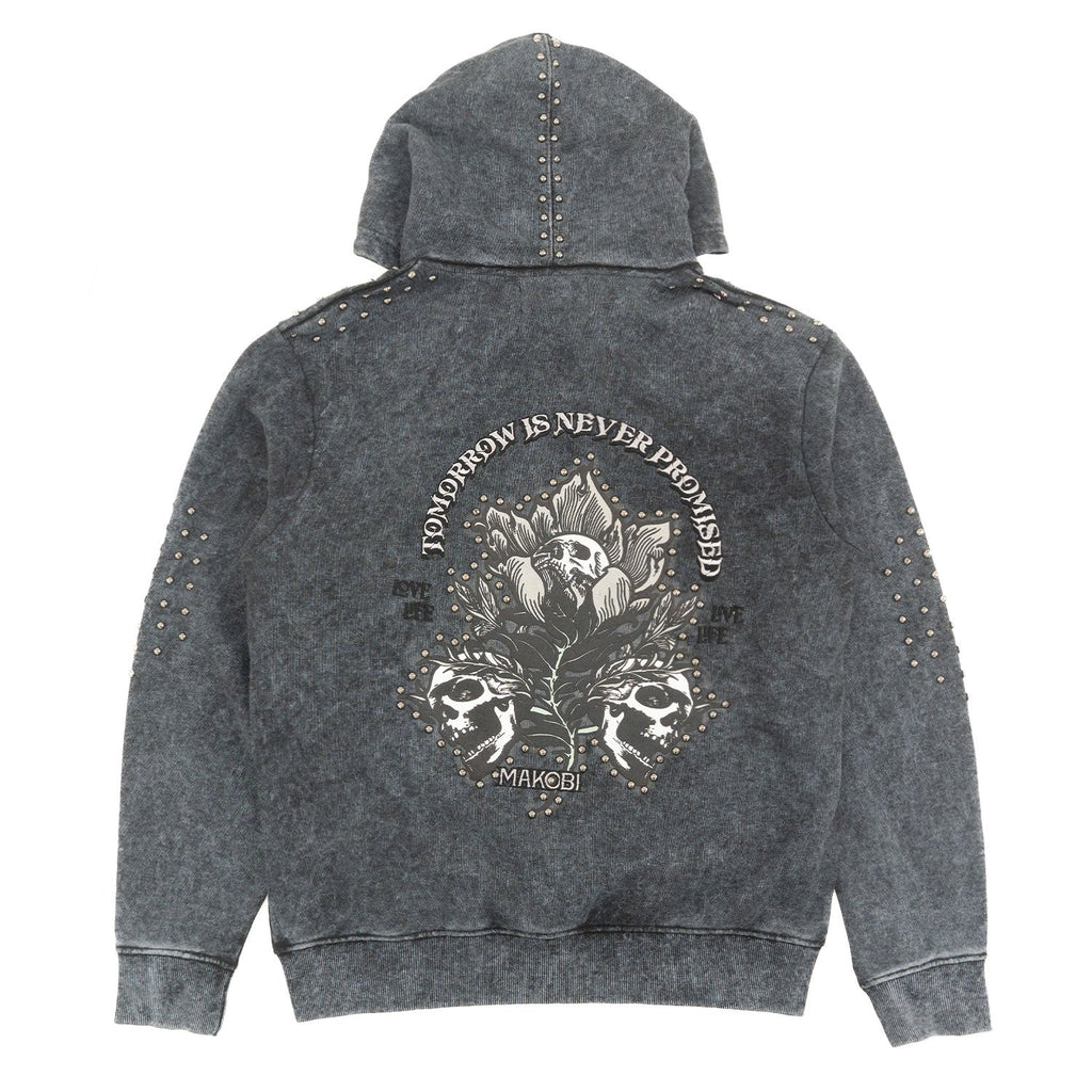 Hoodie | M5345 Bianco Zip Up - Black