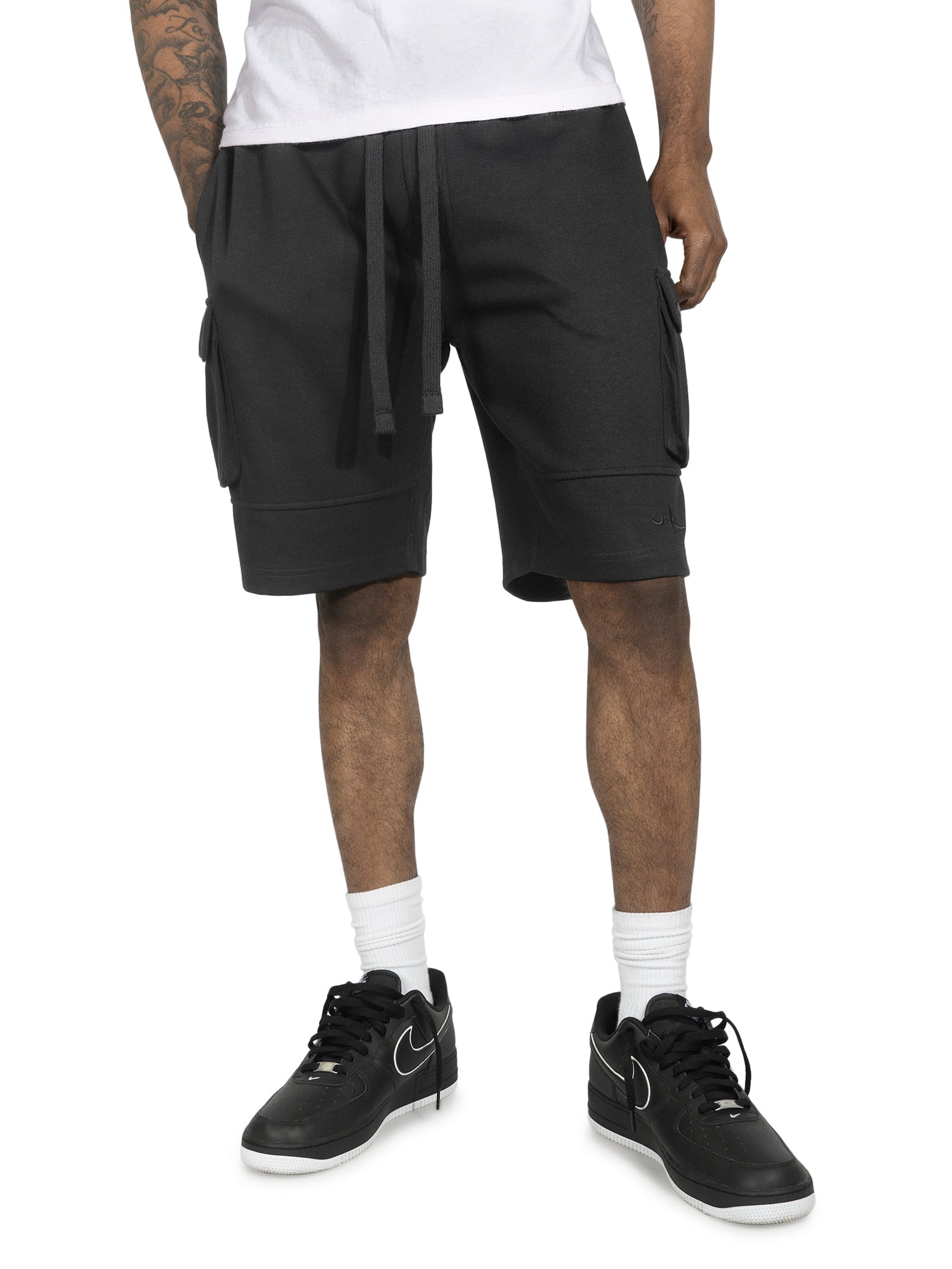 M605 Sorrento Fleece Shorts - Black