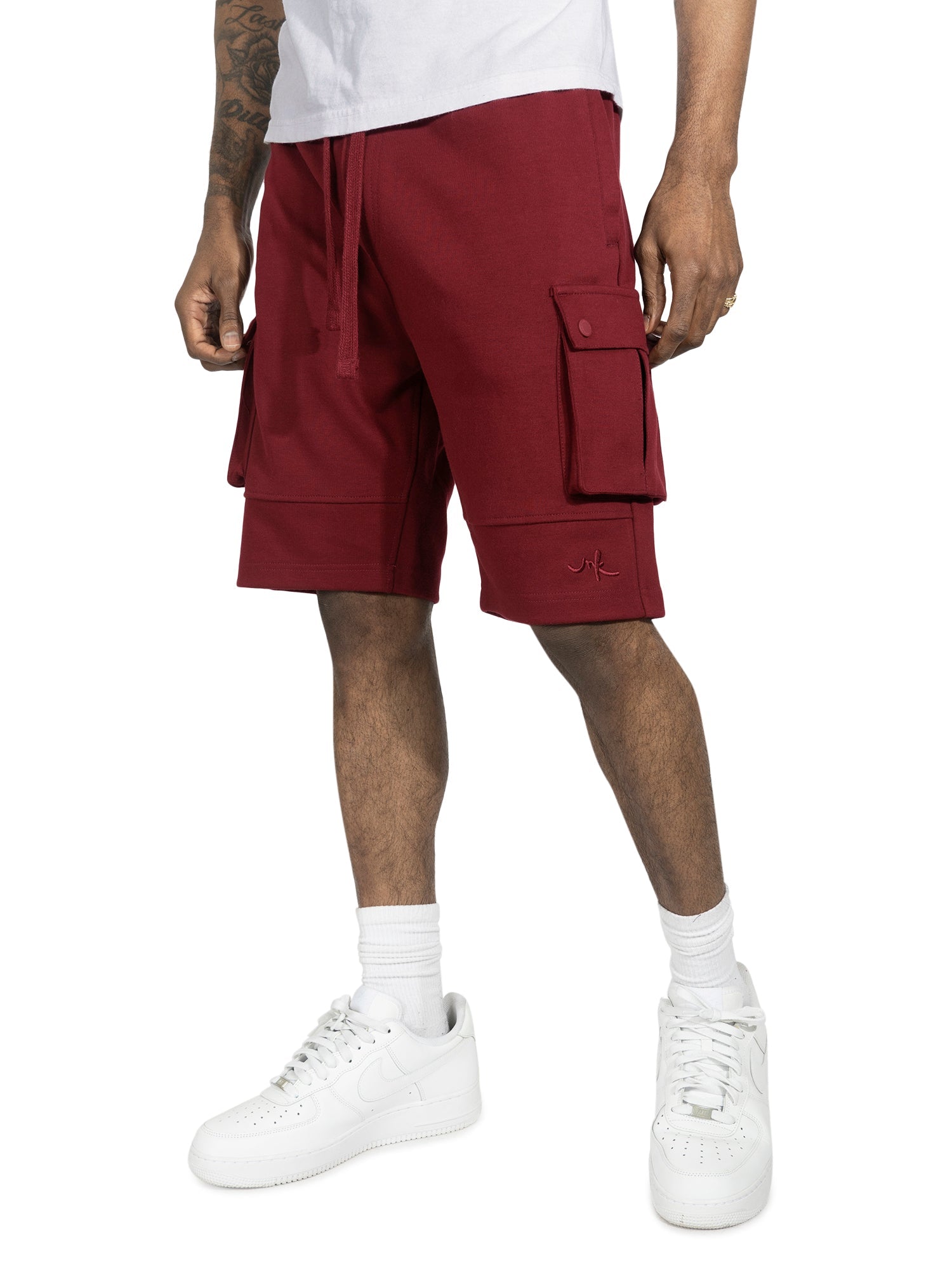 M605 Sorrento Fleece Shorts - Burgundy