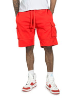 M605 Sorrento Fleece Shorts - Red