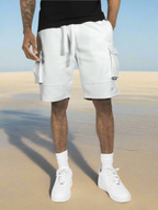 M605 Sorrento Fleece Shorts - White