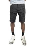 M607 Amato Denim Shorts - Black/Black