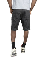M607 Amato Denim Shorts - Black/Black
