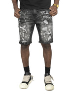 M607 Amato Denim Shorts - Black