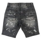M607 Amato Denim Shorts - Black