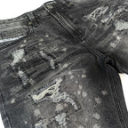 M607 Amato Denim Shorts - Black