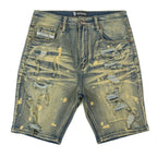 M607 Amato Denim Shorts - Dirt