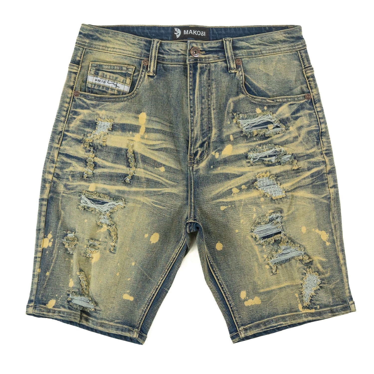 M607 Amato Denim Shorts - Dirt