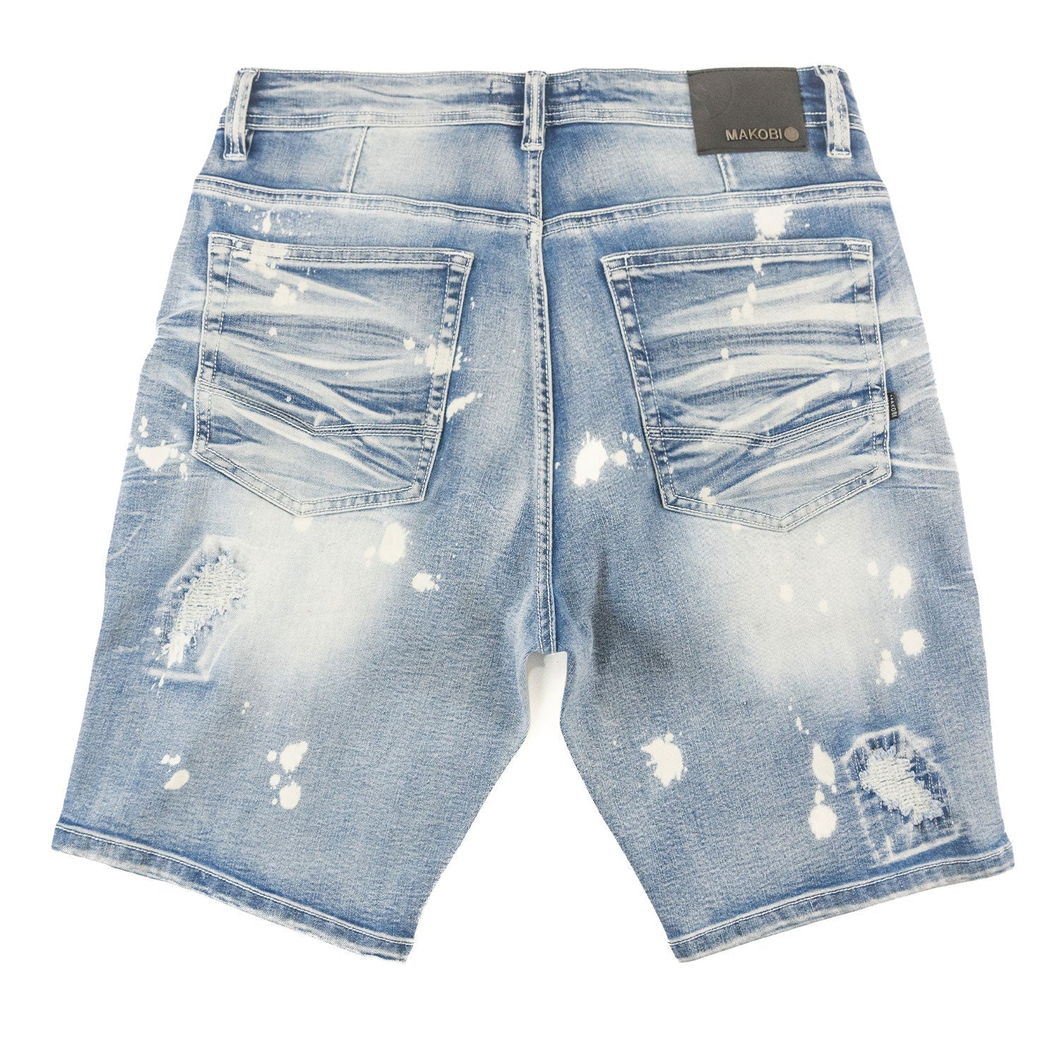 M607 Amato Denim Shorts - Light Wash