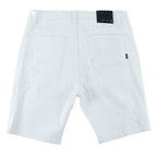 M607 Amato Denim Shorts - White