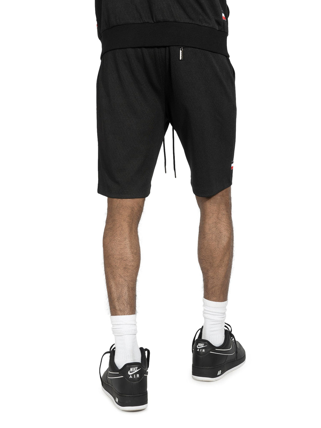 M428 Moreli Knit Short Sets - Black