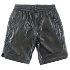 M629 Belluci Vegan Leather Shorts - Black