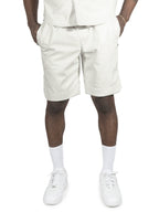 M629 Belluci Vegan Leather Shorts - White