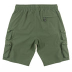 M633 Colton Nylon Spandex Cargo Shorts - Dark Olive
