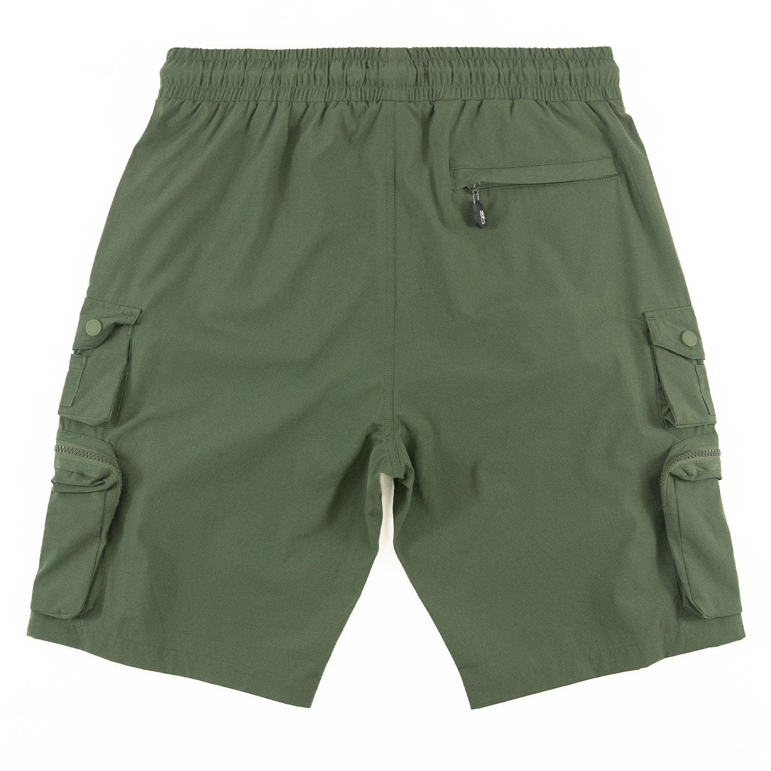 M633 Colton Nylon Spandex Cargo Shorts - Dark Olive