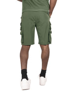 M633 Colton Nylon Spandex Cargo Shorts - Dark Olive
