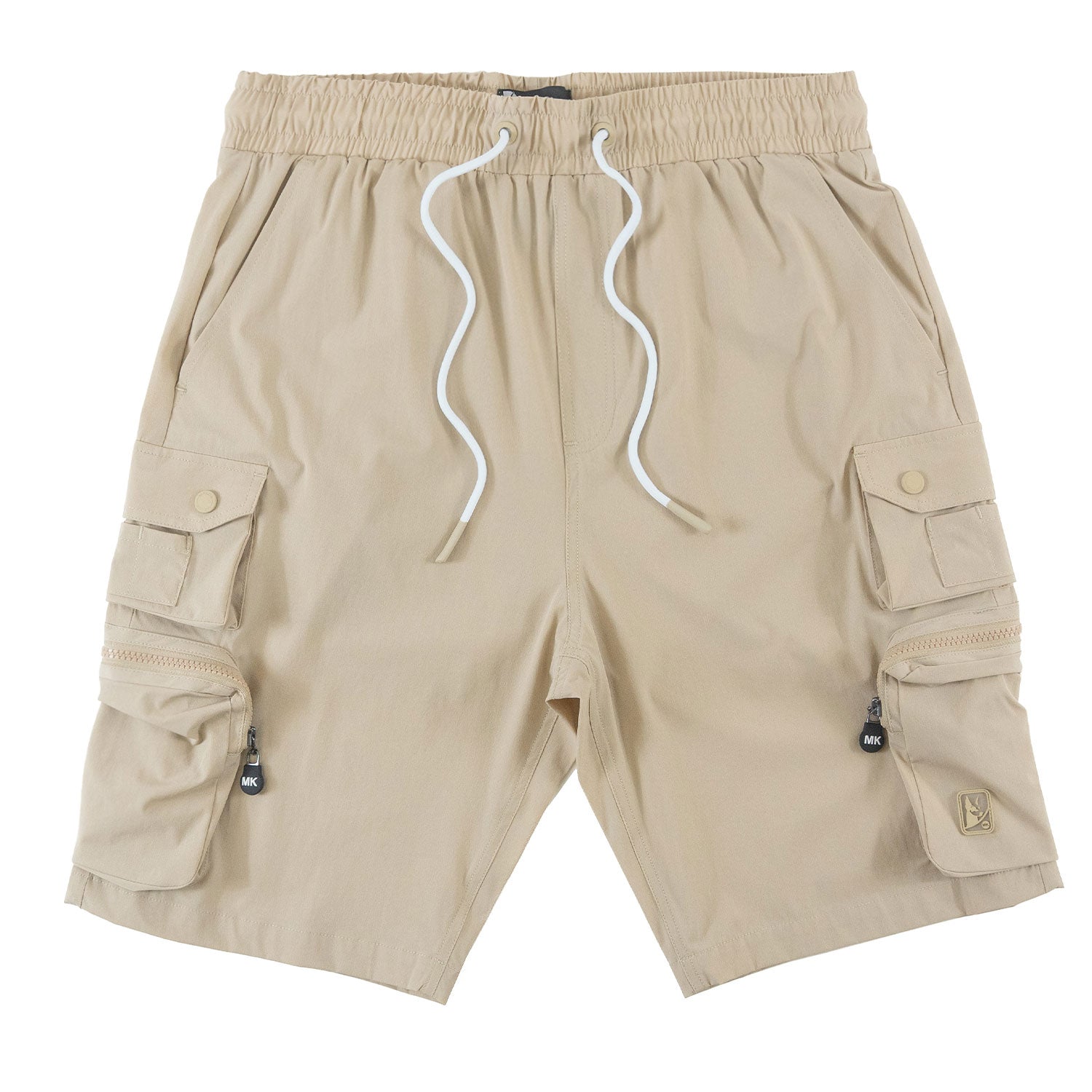 M633 Colton Nylon Spandex Cargo Shorts - Khaki 25'
