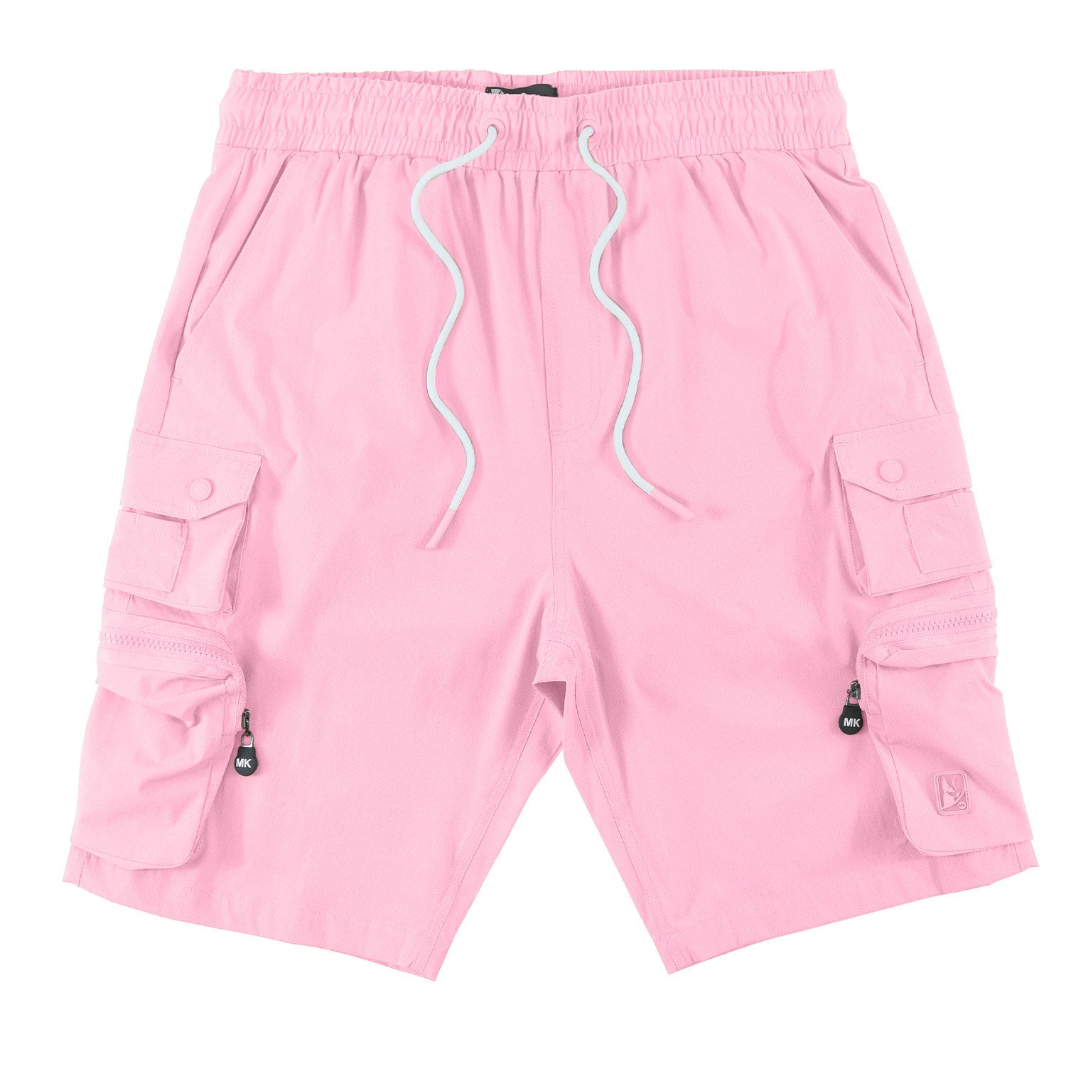 M633 Colton Nylon Spandex Cargo Shorts - Pink
