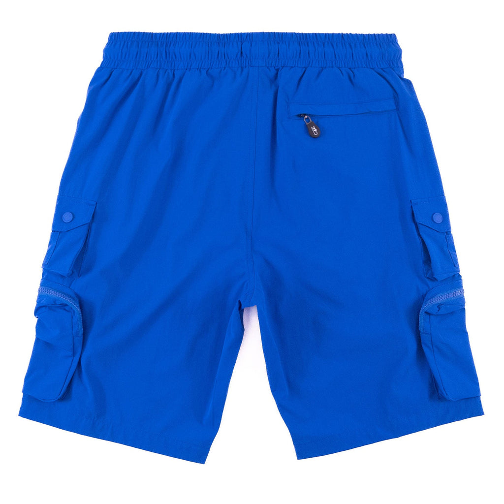 M633 Colton Nylon Spandex Cargo Shorts - Royal 25'