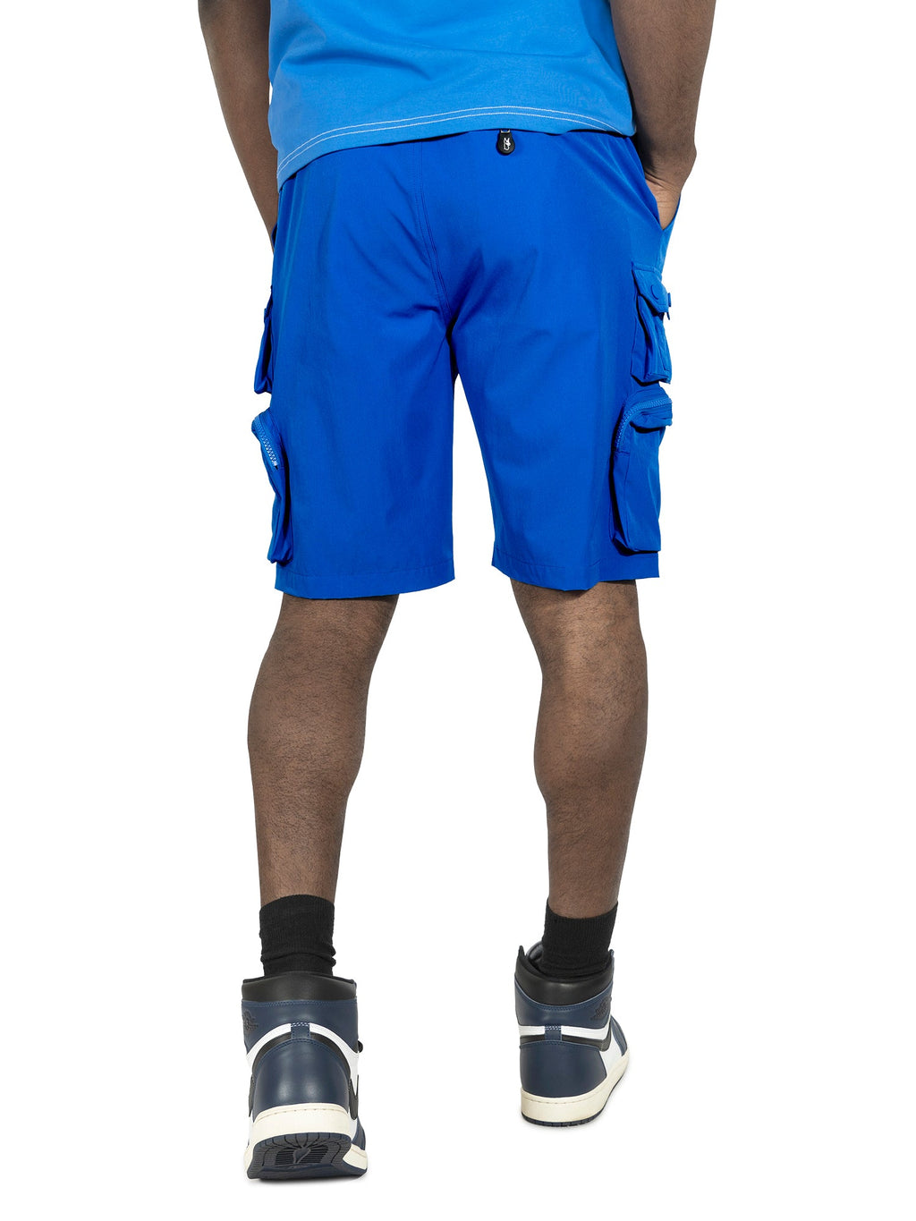 M633 Colton Nylon Spandex Cargo Shorts - Royal 25'