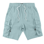 M633 Colton Nylon Spandex Cargo Shorts - Teal