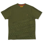 M389 Makobi Jacquard Solid tee- Olive