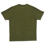 M389 Makobi Jacquard Solid tee- Olive