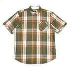 V814 Veno Button-Down Short Sleeves Shirt - Olive