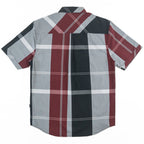 V829 Colton Plaid Shirt - Burgundy