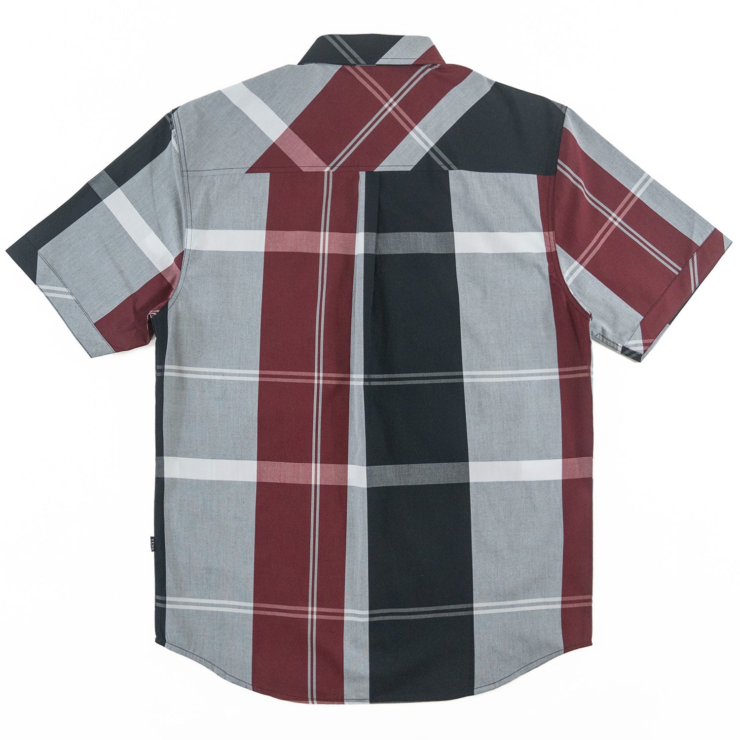 V829 Colton Plaid Shirt - Burgundy