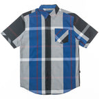 V829 Colton Plaid Shirt - Royal