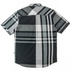 V842 Robert Plaid Button-Down Shirt - Black