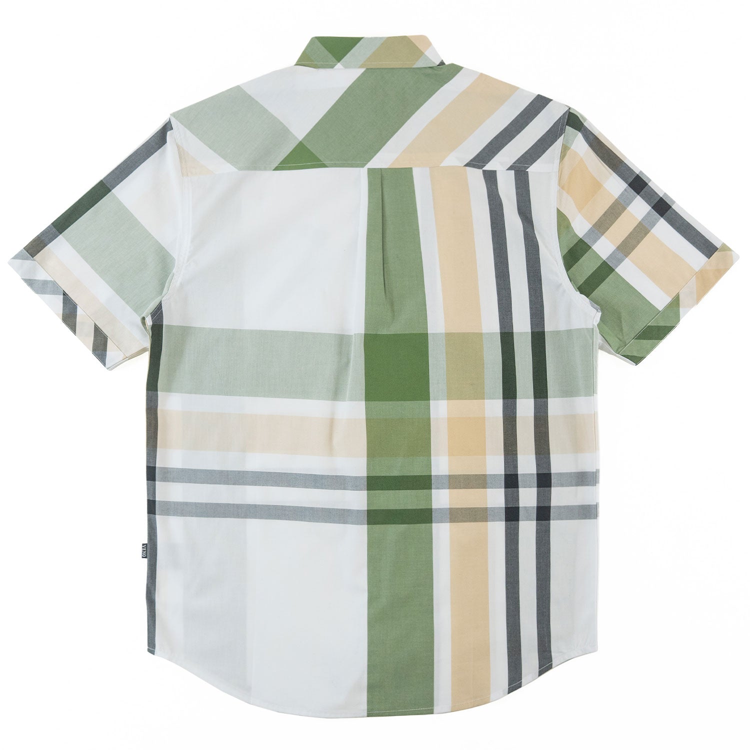 V842 Robert Plaid Button-Down Shirt - Olive