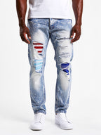 M1981 Go Gettas Denim Jeans - Light Wash