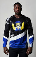 M209 El Chapo Simpson Long Sleeve Tee - Royal