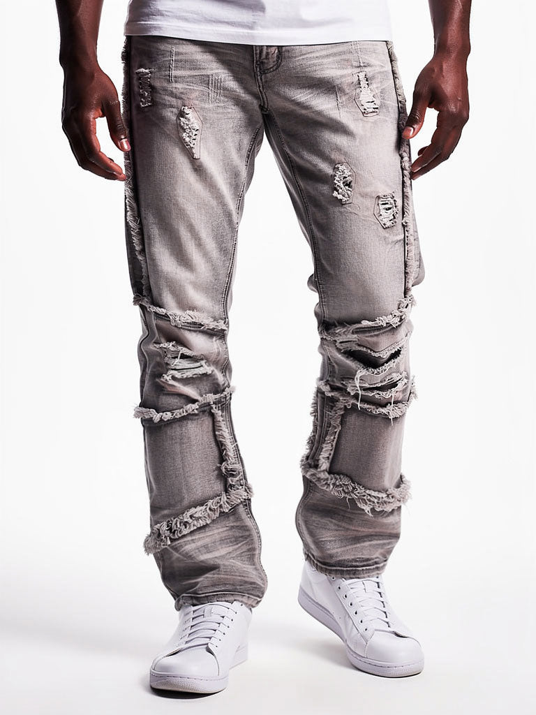 M1997 Gianos Stacked Jeans - Gray