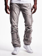 M1997 Gianos Stacked Jeans - Gray