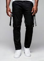M1930 Aries Cargo Denim Jeans - Black/Black