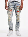 M1773 Makobi Amalfi Denim Jeans W/ Underlay - Dirt Wash