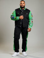 M1050 Makobi Trust Issues Denim Jacket - Black